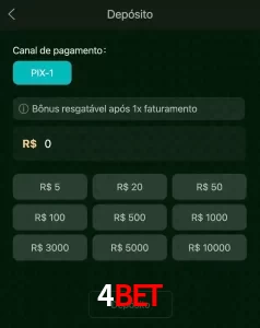 deposits 4BET